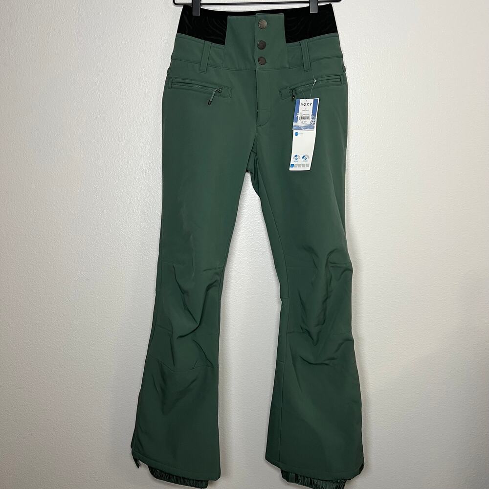 Roxy Women's rising high waterproof insulated snow pants NWT